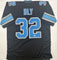 Dré Bly Autographed Detroit Lions Black Custom Football Jersey JSA CoA