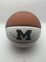 Dusty May Autographed Michigan Wolverines Basketball with JSA CoA