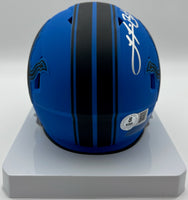 Jake Bates Autographed Detroit Lions Rave Mini Football Helmet Beckett CoA