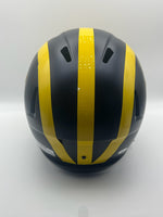 Justice Haynes Autographed Michigan Wolverines Full-Size Replica Football Helmet JSA CoA.