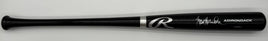 Larry Herndon Autographed Rawlings Black Bat Beckett CoA