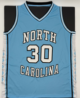 Rasheed Wallace Autographed North Carolina Blue Custom Basketball Jersey Beckett CoA