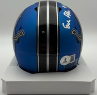 Ennis Rakestraw Jr. Autographed Detroit Lions Alternate Mini Football Helmet Beckett CoA.