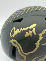 Jameson Williams Autographed Detroit Lions STS Mini Football Helmet Beckett CoA