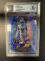 Kerby Joseph Autographed Detroit Lions Football Card Beckett Authenticated Auto Grade 10 /149.