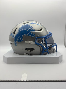 Amon-Ra St. Brown Detroit Lions Autographed Speedflex Midi-Helmet W/ Beckett CoA