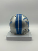 Joique Bell Autographed Detroit Lions Speed Mini Football Helmet JSA CoA
