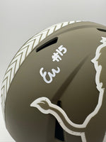 Ennis Rakestraw Jr. Autographed Detroit Lions Green STS Full-Size Replica Football Helmet Beckett CoA