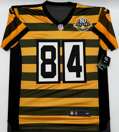 Antonio Brown Autographed Pittsburgh Steelers Bumblebee Football Jersey.
