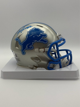 Brian Branch Autographed Detroit Lions Speed Mini Football Helmet Beckett CoA.