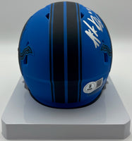 Amik Robertson Autographed Detroit Lions Rave Mini Football Helmet Beckett CoA