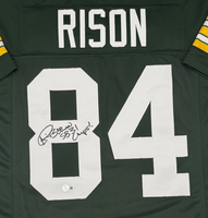 Andre Rison Autographed & Inscribed Green Bay Packers Green Custom Football Jersey Beckett CoA