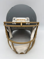 Anthony “A-Train” Thomas Autographed & Inscribed Chicago Bears Slate Full-Size Replica Football Helmet JSA CoA
