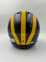Zak Zinter Autographed Michigan Wolverines Full-Size Replica Football Helmet JSA CoA