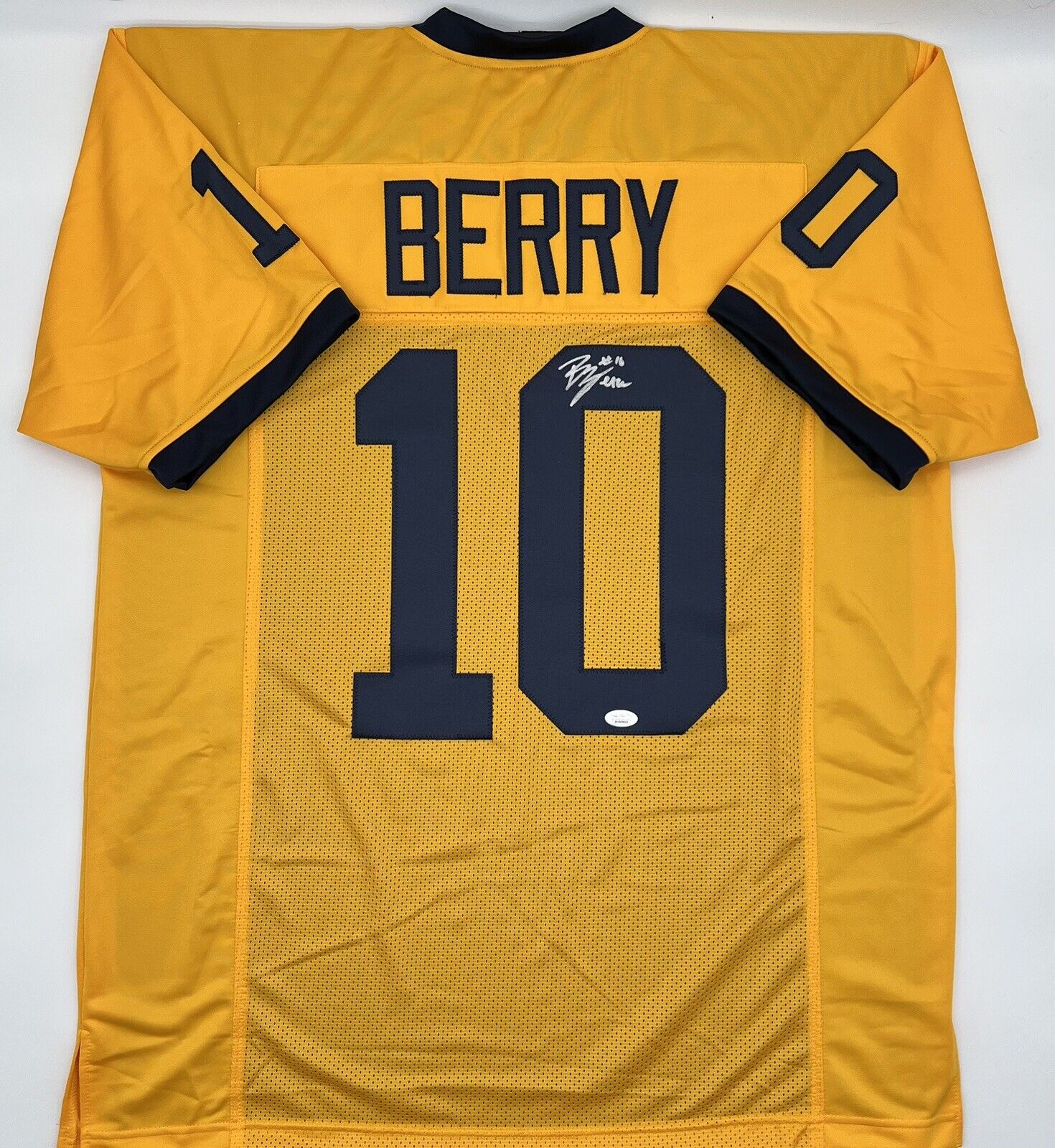 Zeke Berry Autographed Michigan Wolverines National Champs Custom Jersey JSA COA