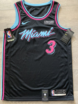 Dwyane Wade Signed Miami Heat Jersey Authentic Nike Swingman NBA Hall Of Fame