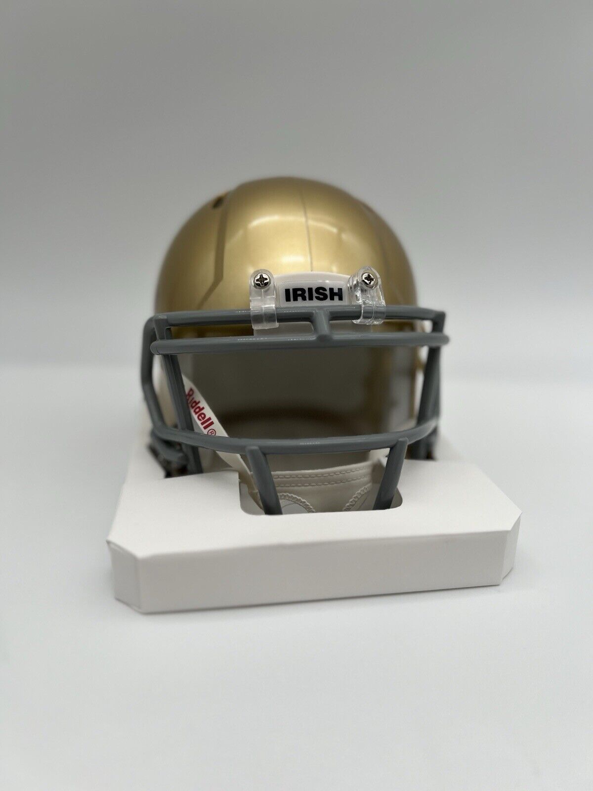 Mitchell Evans Signed Notre Dame Mini Helmet Speed JSA COA