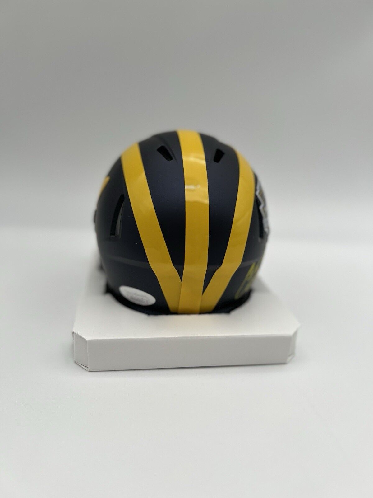 Cornelius Johnson Signed Michigan Wolverines 2023 Champs Mini Helmet JSA COA