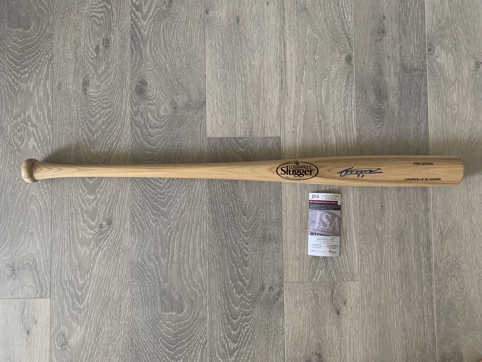 Vladimir Guerrero Jr. Signed Louisville Slugger Baseball Bat (JSA) MLB