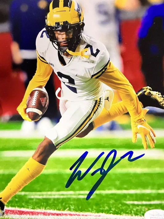 Will Johnson Signed 8x10 Michigan Wolverines JSA WITNESS COA 