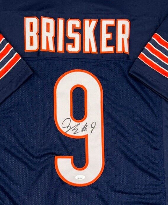 Jaquan Brisker Signed Bears Navy Jersey (JSA COA) Chicago's 2022 Top Draft Pick