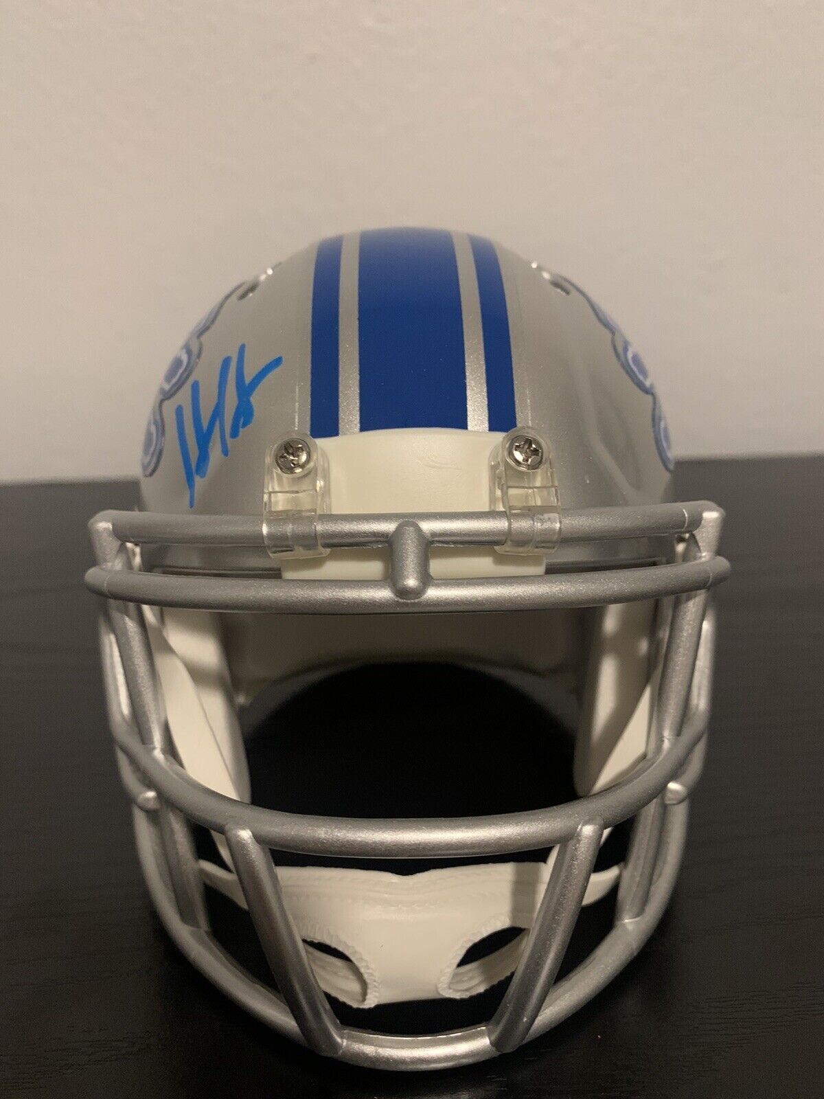 Hendon Hooker Signed Autographed Auto Detroit Lions Speed Mini Helmet JSA COA