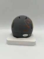 Jaquan Brisker Autographed Chicago Bears Slate Mini Helmet JSA WITNESSED COA