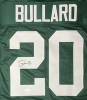 Javon Bullard Autographed Green Bay Packers Green Custom Football Jersey JSA CoA
