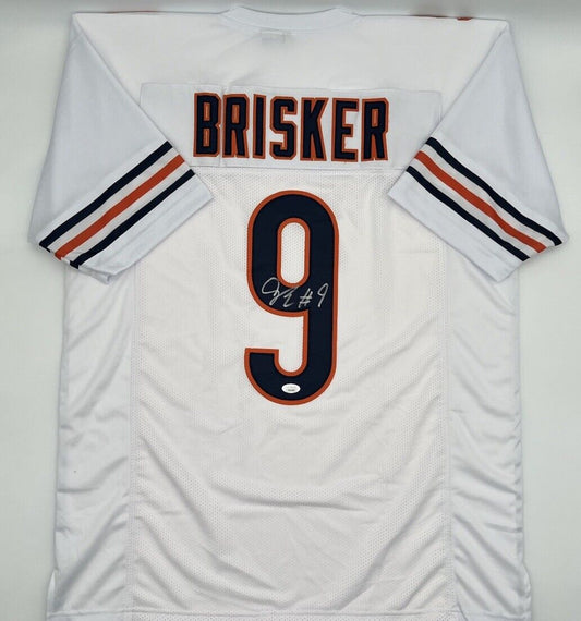 Jaquan Brisker Signed Bears White Jersey (JSA COA) Chicago's 2022 Top Draft Pick