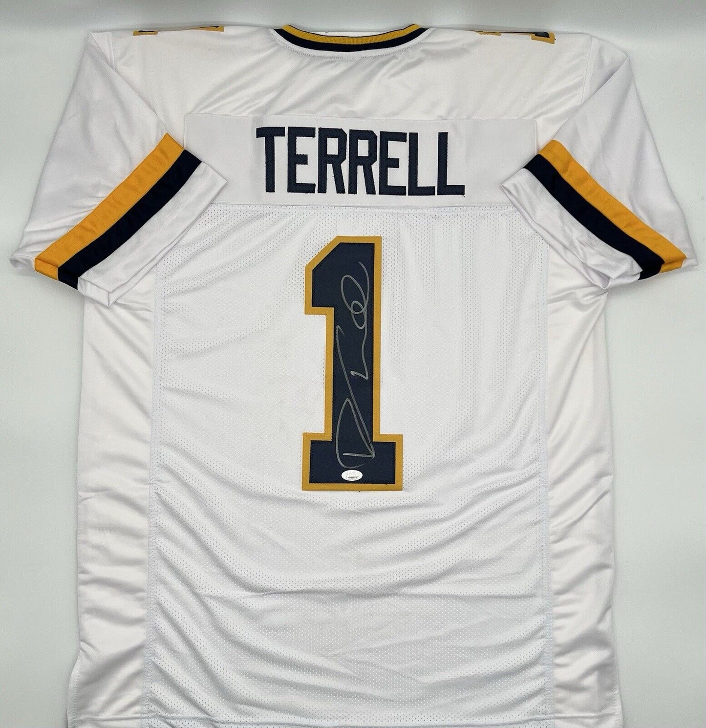 DAVID TERRELL Michigan Wolverines Signed Autograph Jersey JSA COA