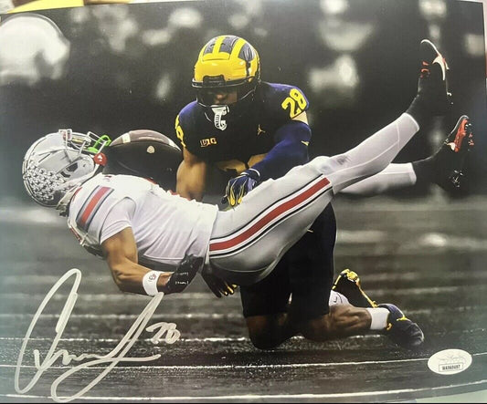 Quinten Johnson Signed 8x10 Michigan Wolverines JSA WITNESS COA