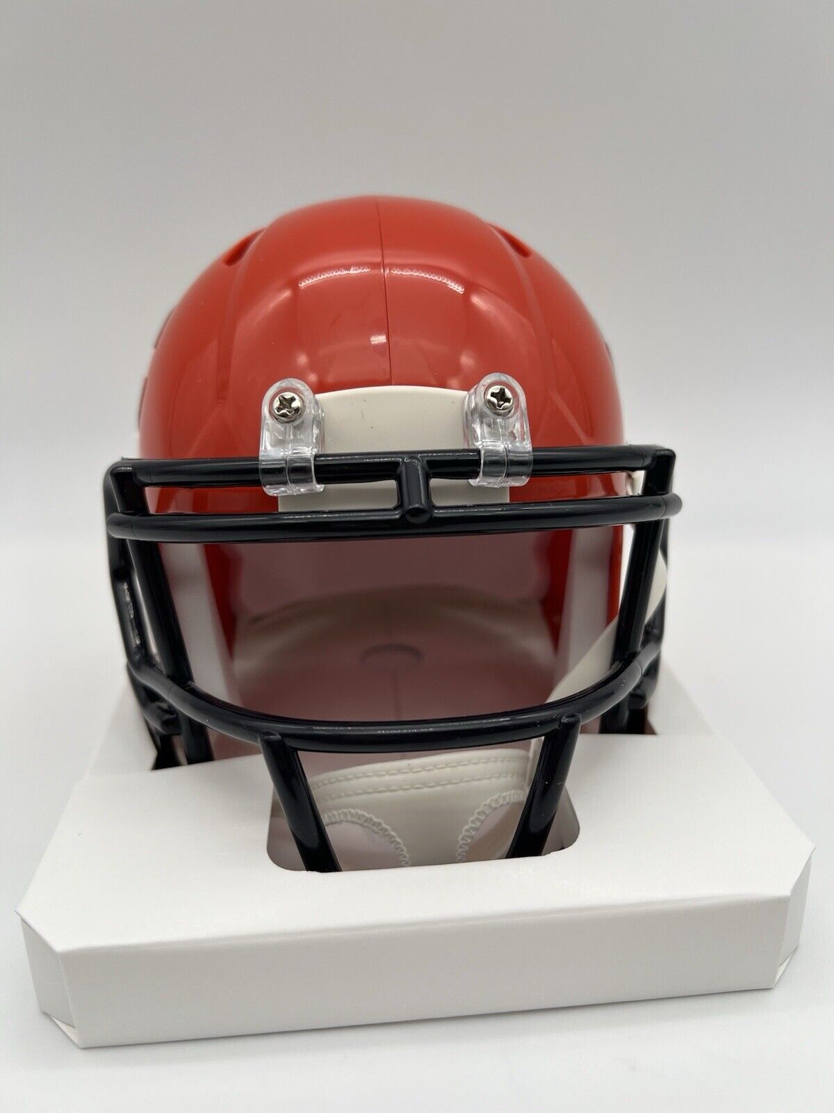 Austin Booker Signed Orange Alt Mini Helmet Chicago Bears JSA WITNESSED COA