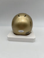 Mitchell Evans Signed Notre Dame Mini Helmet Speed JSA COA