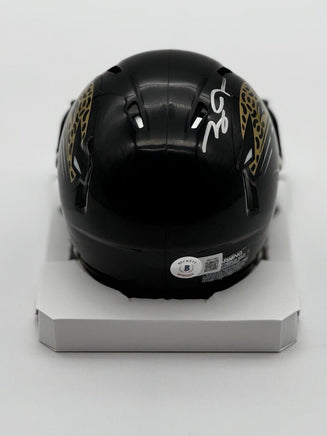 Zay Jones Autographed Jaguars Speed Mini Helmet - Beckett  CoA