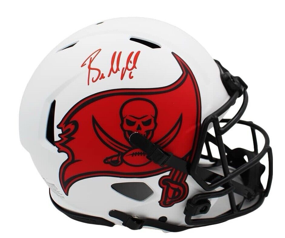 Baker Mayfield Signed Tampa Bay Buccaneers Lunar Eclipse Full Size Helmet BAS CA