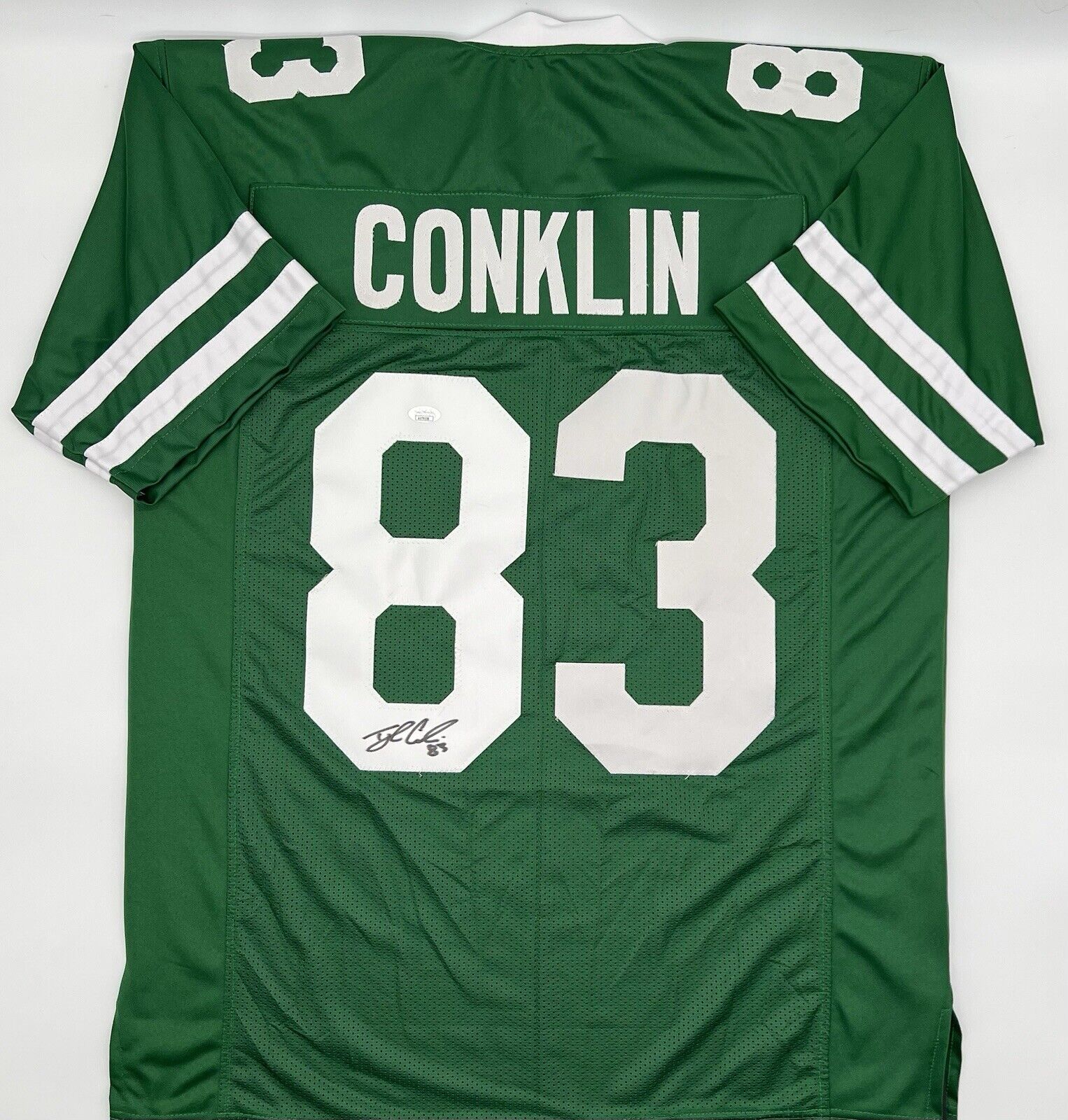 Tyler Conklin Signed Custom Green New York Jets Jersey JSA COA