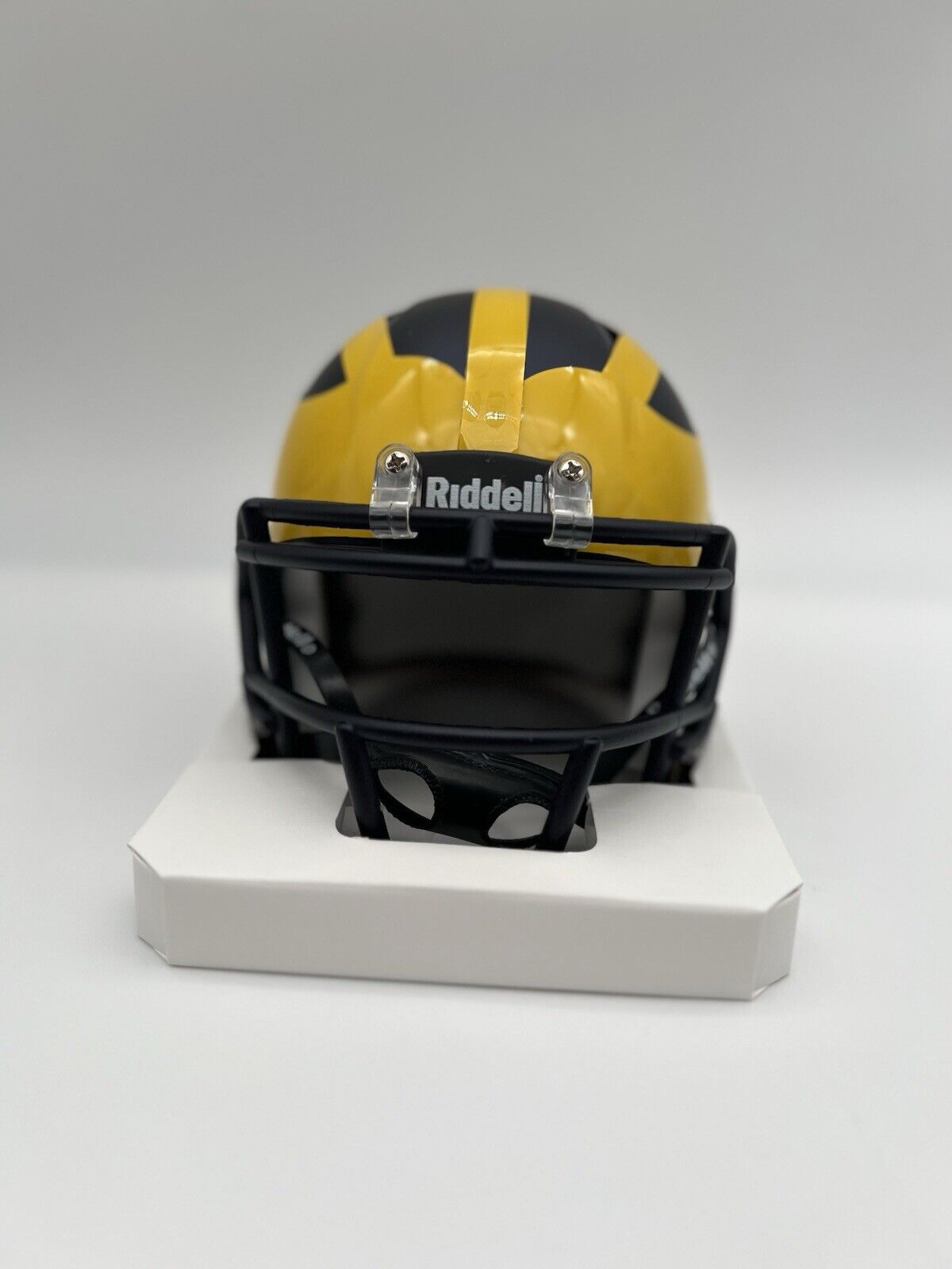 Cornelius Johnson Signed Michigan Wolverines 2023 Champs Mini Helmet JSA COA