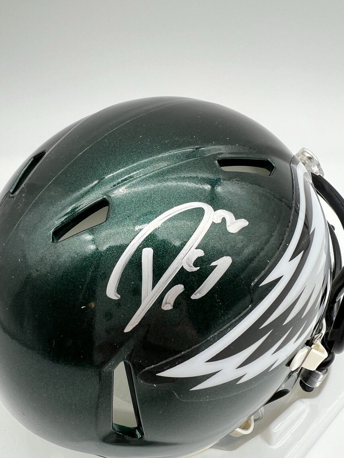 Darius Slay Signed Philadelphia Eagles Mini Speed Helmet  Beckett CoA