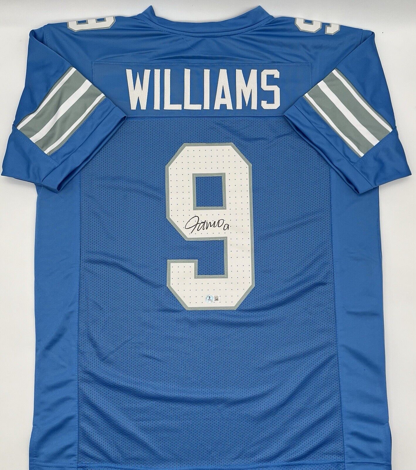 Jameson Williams Detroit Lions Autographed Custom Jersey With Beckett CoA