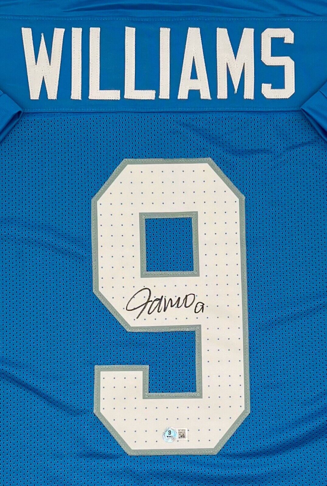 Jameson Williams Detroit Lions Autographed Custom Jersey With Beckett CoA