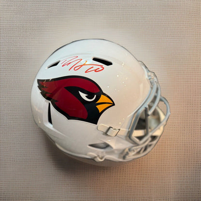 Cardinals DeAndre Hopkins Signed Full Size Rep Helmet BAS Witnessed