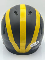 Mike Sainristil Autographed Michigan Mini Football Helmet JSA CoA