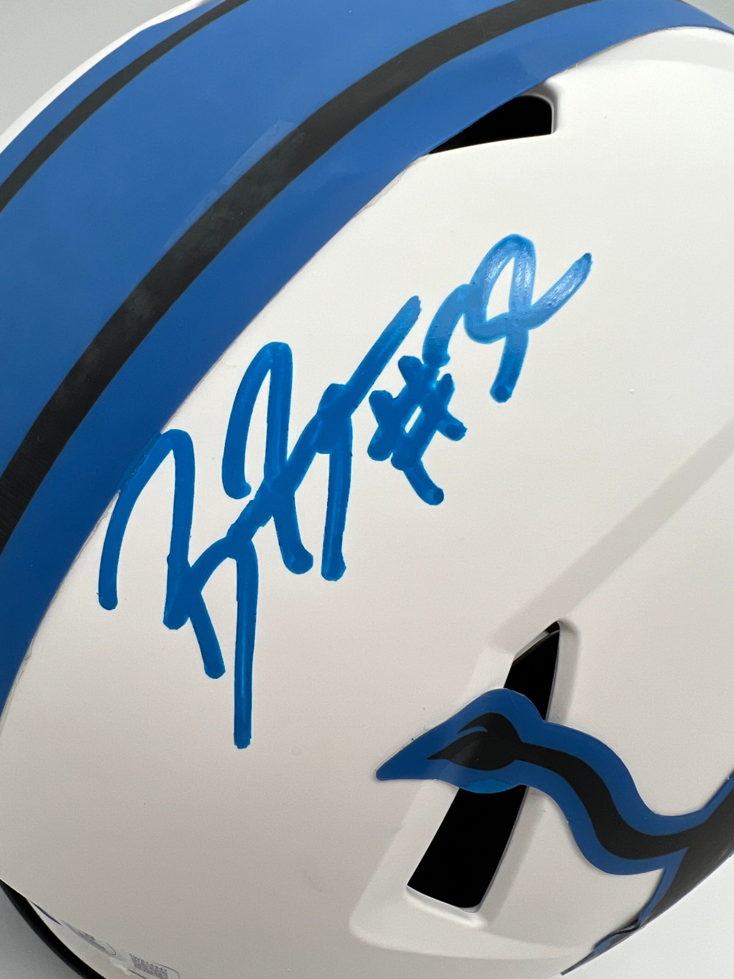 Brian Branch Autographed Detroit Lions Full Size Authentic Lunar Helmet - Beckett CoA