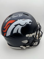 Patrick Surtain II Autographed Denver Broncos Full-Size Authentic Football Helmet Beckett CoA