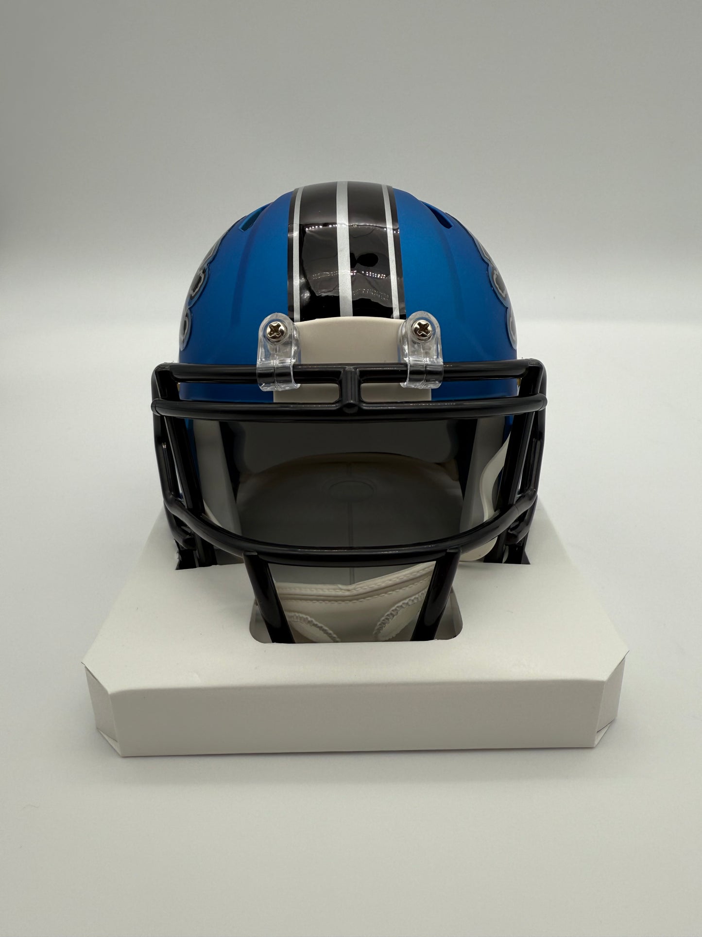 ENNIS RAKESTRAW JR AUTOGRAPHED DETROIT LIONS ALT MINI HELMET BECKETT CoA