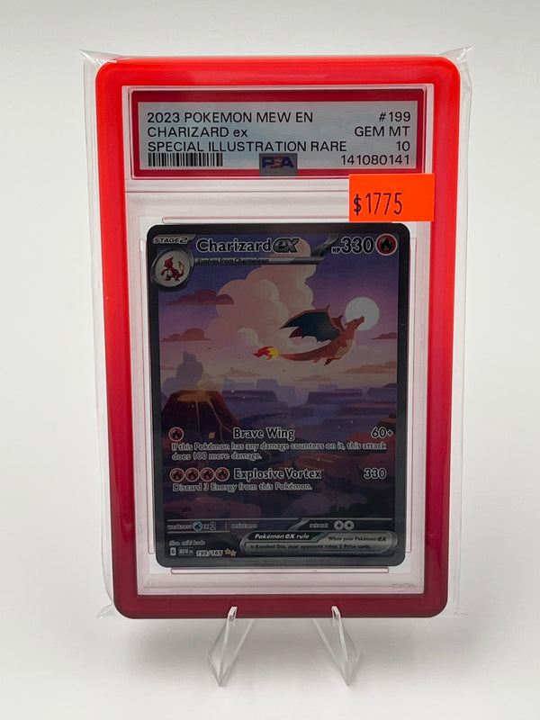 2023 POKEMON MEW EN CHARIZARD ex SPECIAL ILLUSTRATION RARE PSA 10