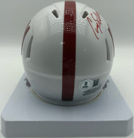 Cory Schlesinger Autographed Nebraska Cornhuskers Mini Football Helmet Beckett CoA