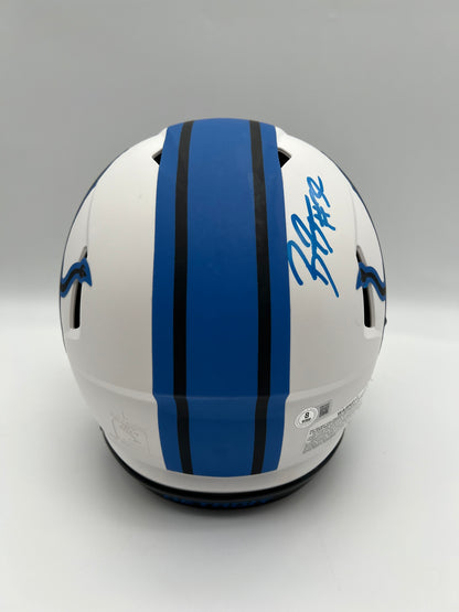 Brian Branch Autographed Detroit Lions Full Size Authentic Lunar Helmet - Beckett CoA