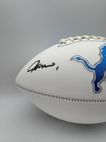 Jameson Williams Autographed Detroit Lions Football Beckett CoA