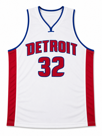 Richard Hamilton Autographed Detroit Pistons Custom White Jersey w/ JSA CoA.